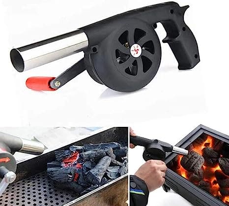Manual BBQ Blower, Barbecue Hair Dryer, BBQ Grill Fire Starter, Portable Household Hand Blower, Flame Exciter for BBQ Picnic Outdoor Camping Hiking Cooking Tool, Hand Crank BBQ Fan, Combustion Supporting Blower, Picnic Camping Stove Accessories Manual BBQ Blower, Barbecue Hair Dryer, BBQ Grill Fire Starter, Portable Household Hand Blower, Flame Exciter for BBQ Picnic Outdoor Camping Hiking Cooking Tool, Hand Crank BBQ Fan, Combustion Supporting Blower, Picnic Camping Stove Accessories